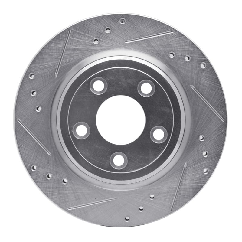 R1 Concepts — R1 00-06 Ford Thunderbird Rear Left Drilled & Slotted Silver Brake Rotor
R1 Brake Rotor Drill