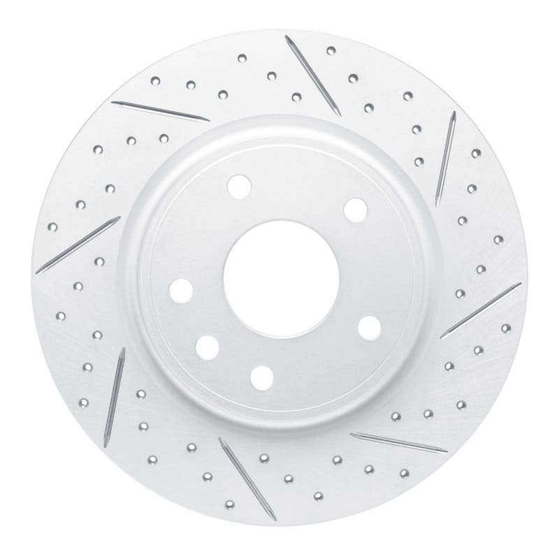 R1 Concepts — R1 17-25 Chrysler Pacifica Rear Right Drilled & Slotted Geo-Carbon Rotor