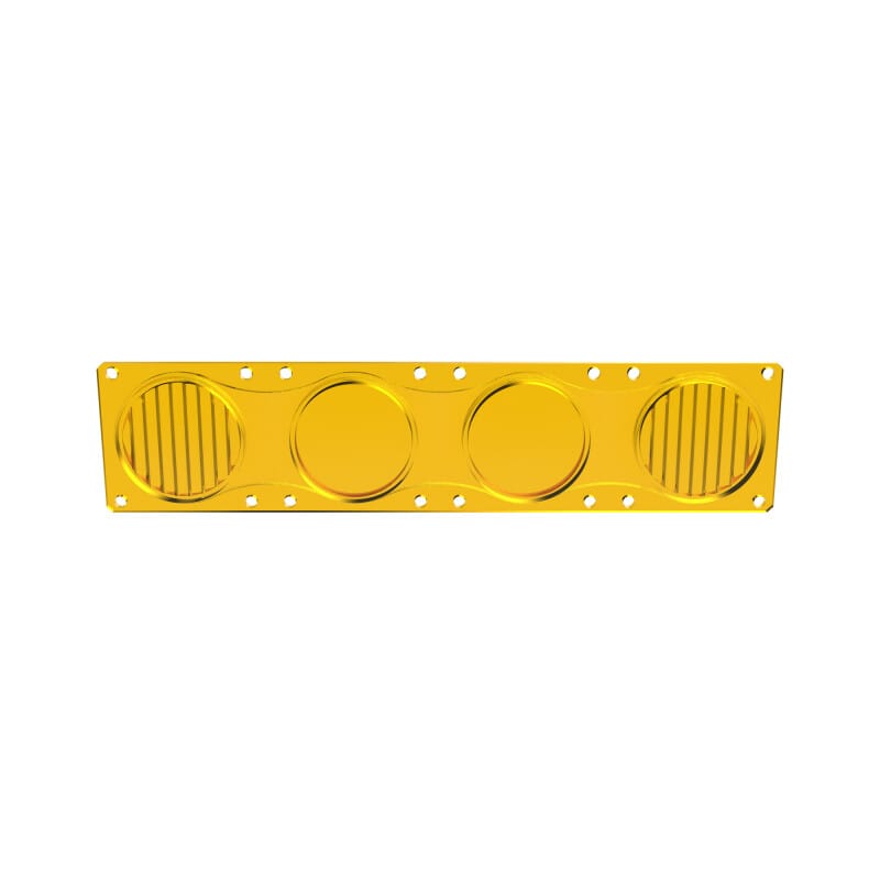 KC HiLiTES — KC HiLiTES FLEX ERA LED Performance Yellow Combo Lens for Light Bars