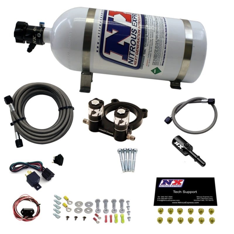 Nitrous Express — Nitrous Express Ford 2.3L Ecoboost Nitrous Plate Kit w/10lb Bottle
Injection System Kit
N2OSys