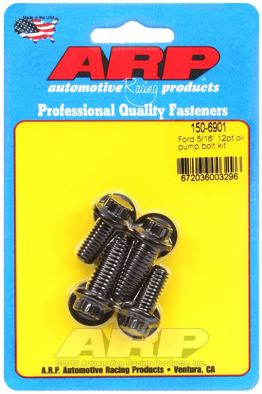 ARP — ARP Ford 5/16in 12pt Oil Pump Bolt Kit