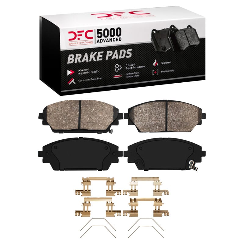 DFC — DFC 14-25 Mazda 3 Front 5000 Advanced Ceramic Brake Pads and Hardware Kit