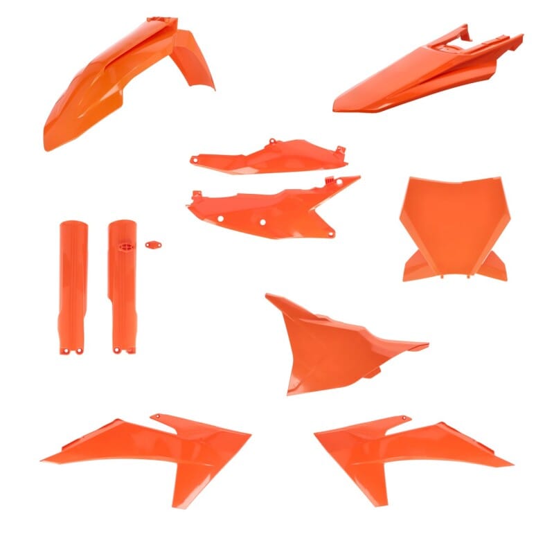 Acerbis — Acerbis 23-24 KTM 125-450 SX/ SX-F/XC/XC-F Plastic Kit - 16 Orange