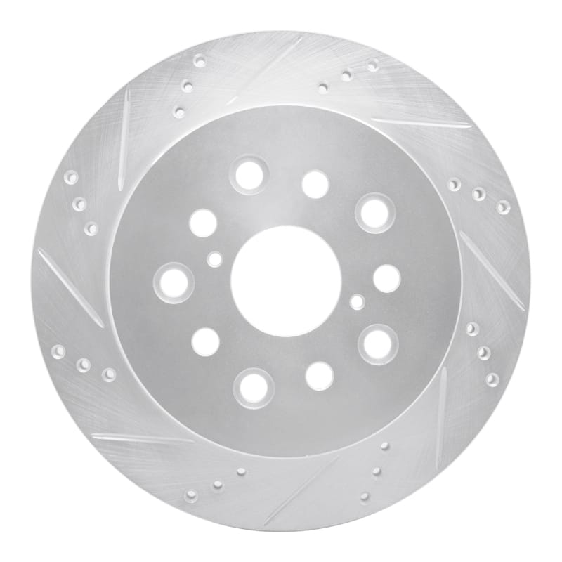 R1 Concepts — R1 01-06 Lexus LS430 Rear Left Drilled & Slotted Silver Brake Rotor
R1 Brake Rotor Drill
