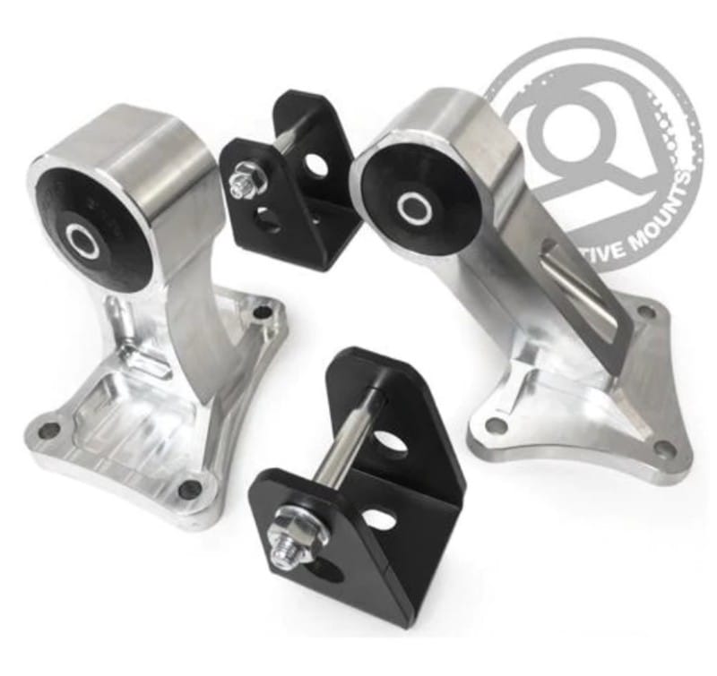 Innovative Mounts — Innovative 00-09 Honda S2000 F-Series Silver Aluminum Mounts 75A Bushings (No Trans Mount)
