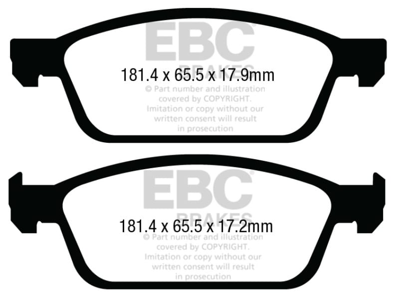EBC — EBC Brakes Redstuff Ceramic Brake Pads