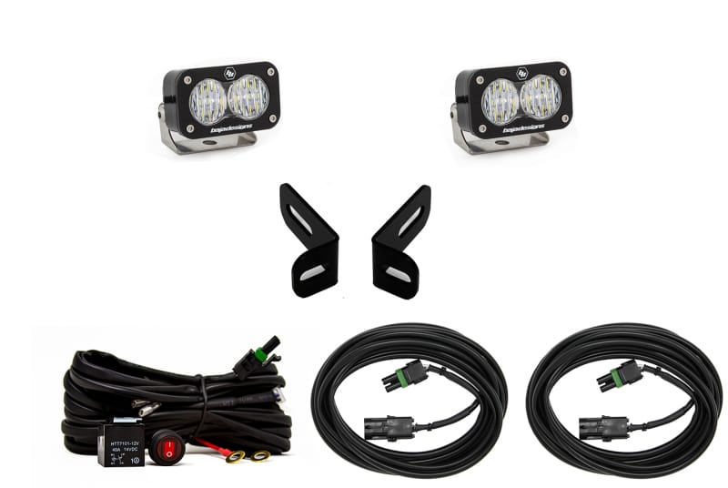 Baja Designs — Baja Designs 21+ Ford Bronco Sport Dual S2 Sport WC Dual Reverse Kit - Clear