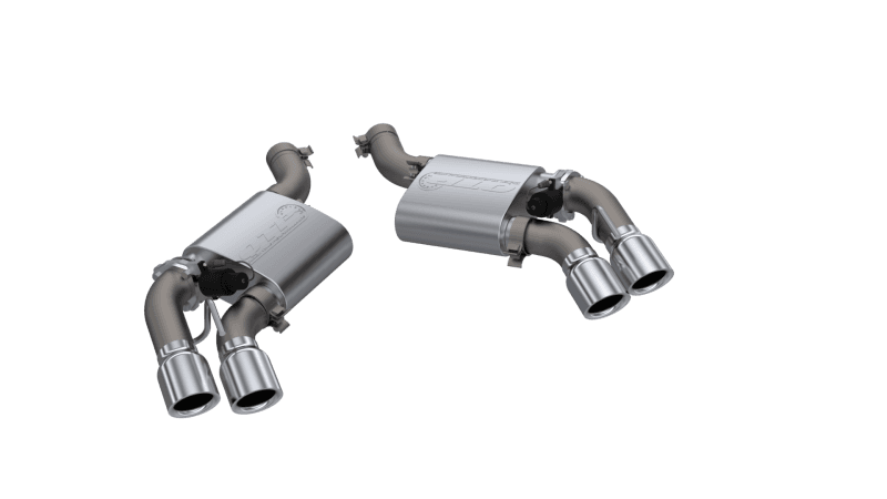 QTP — QTP 16-18 Chevrolet Camaro SS 6.2L 304SS Screamer Axle Back Exhaust w/4in Quad Tips
400117