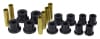 Prothane — Prothane 89-95 Ford Ranger Spring & Shackle Bushings - Black
SPRING/SHACKLE BUSH