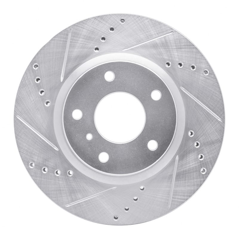 R1 Concepts — R1 03-05 Infiniti G35 Front Left Drilled & Slotted Silver Brake Rotor
R1 Brake Rotor Drill