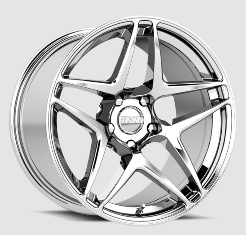 Kansei — Kansei K15X Astro 18x9.5in / 5x114.3 BP / 35mm Offset / 73.1mm Bore - Chrome