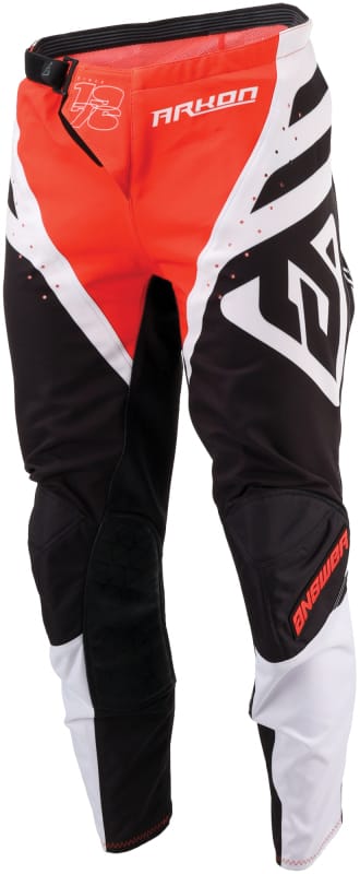 Answer — Answer 25 Arkon Nitrus Pants Red/Black/White Youth Size - 22