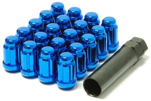 Wheel Mate — Wheel Mate Muteki Closed End Lug Nuts - Blue 12x1.50