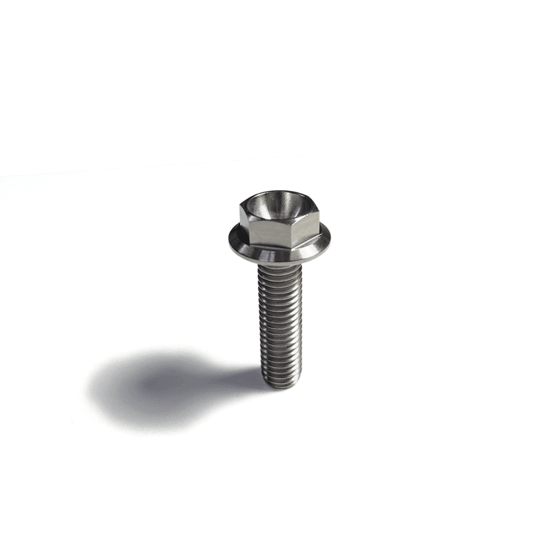 Ticon — Ticon Industries Titanium Bolt Flanged M8x15x1.25TP 12mm 6pt Head