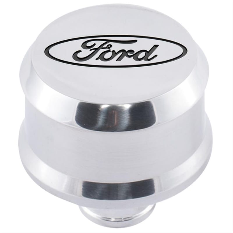 Ford Racing — Ford Racing Slant Edge Breather - Polished
Oil Breather Cap