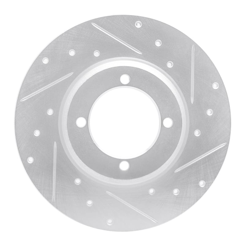 R1 Concepts — R1 78-83 Dodge CHALLENGER Front Right Drilled & Slotted Silver Brake Rotor
R1 Brake Rotor Drill