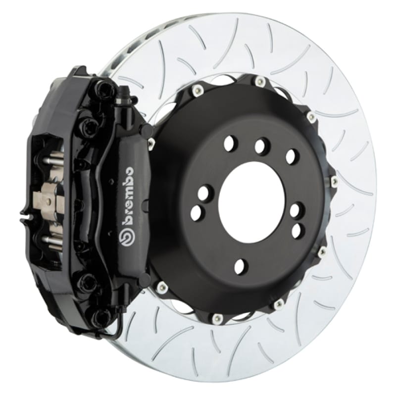 Brembo — Brembo 93-98 Supra Rear GT BBK 4 Piston Cast 2pc 345x28 2pc Rotor Slotted Type-3-Red