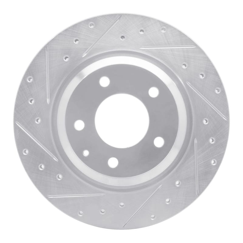 R1 Concepts — R1 04-11 Mazda RX-8 Rear Left Drilled & Slotted Silver Brake Rotor
R1 Brake Rotor Drill