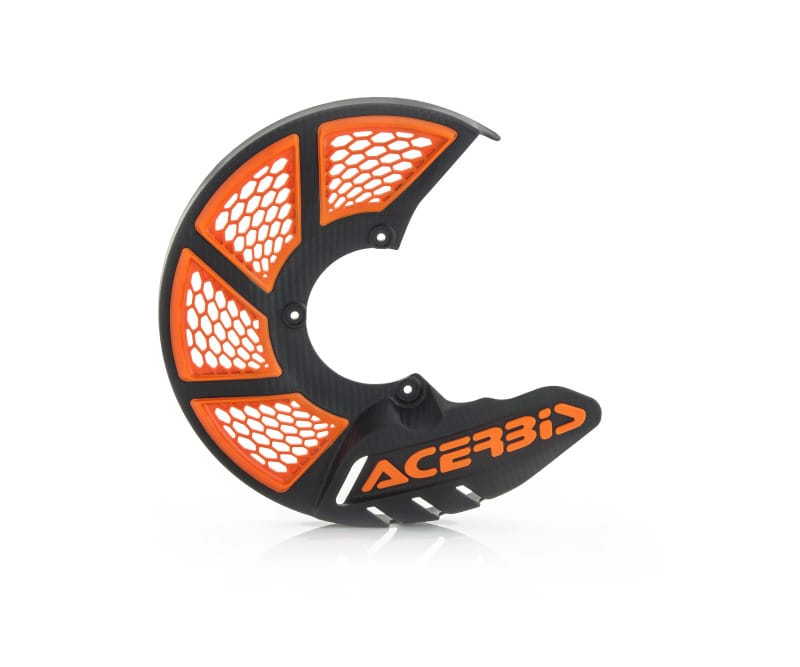 Acerbis — Acerbis X-Brake Vented Disc Cover - Black/16 Orange