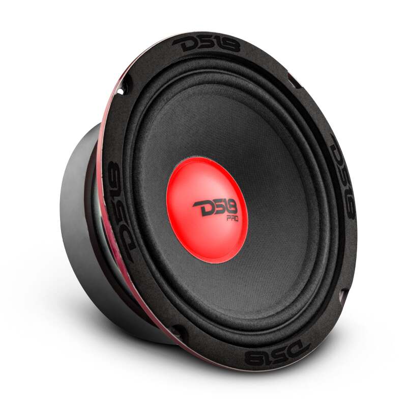DS18 — DS18 6.5in 250 Watts RMS 4 ohm Mid-Range Loudspeaker w/ RGB Dust Cap