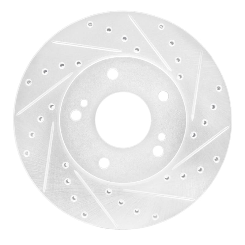 R1 Concepts — R1 87-89 Nissan 300ZX Turbo Front Right Drilled & Slotted Silver Brake Rotor
R1 Brake Rotor Drill