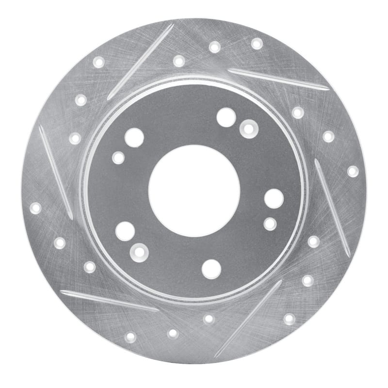 R1 Concepts — R1 03-08 Acura TSX Rear Left Drilled & Slotted Silver Brake Rotor
R1 Brake Rotor Drill