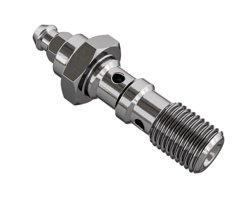 Goodridge — Goodridge Double Banjo Bleed Bolt M10x1.00 (2mm Under Hex)