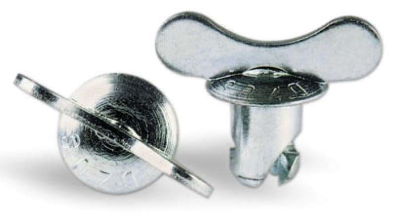 Moroso — Moroso Quick Fastener - Butterfly Head - 7/16in x .400in - Steel - 10 Pack