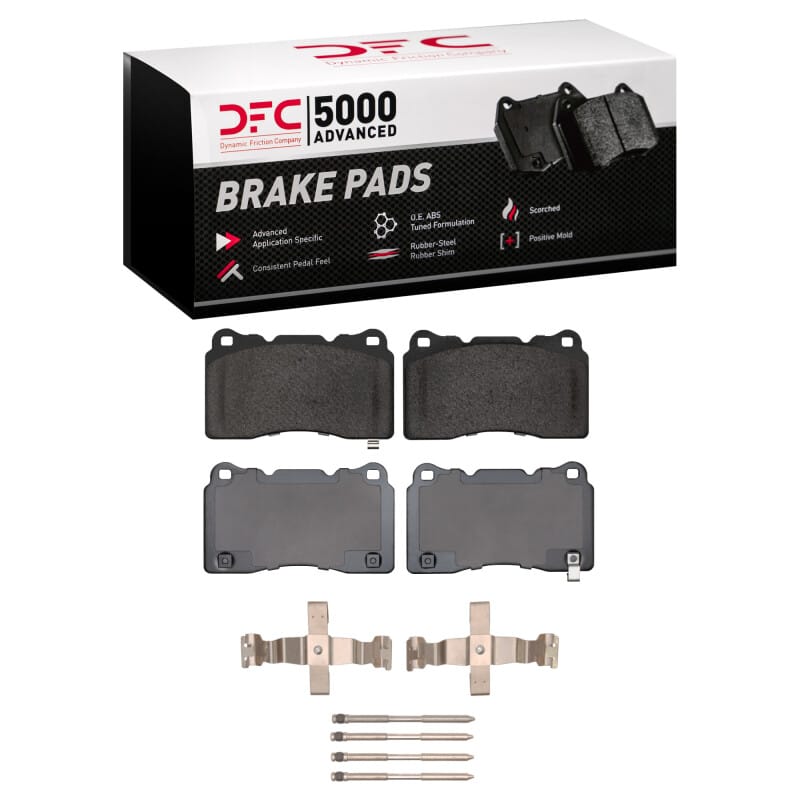DFC — DFC 20-25 Acura Integra Front 5000 Advanced Low Metallic Brake Pads and Hardware Kit
DFC Brake Pad Set