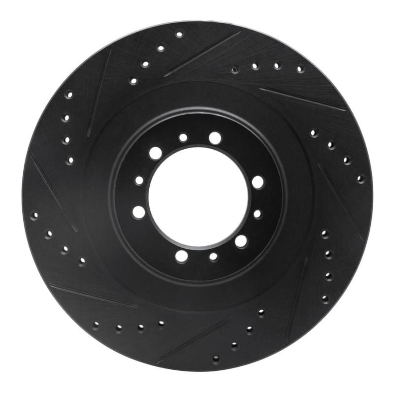 R1 Concepts — R1 98-04 Mitsubishi Montero Front Left Drilled & Slotted Black Brake Rotor
R1 Brake Rotor Drill