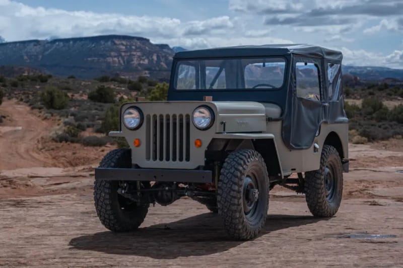 Bestop — Bestop Jeep 53-64 Cj3B Tigertop (Black Crush)
Tigertop