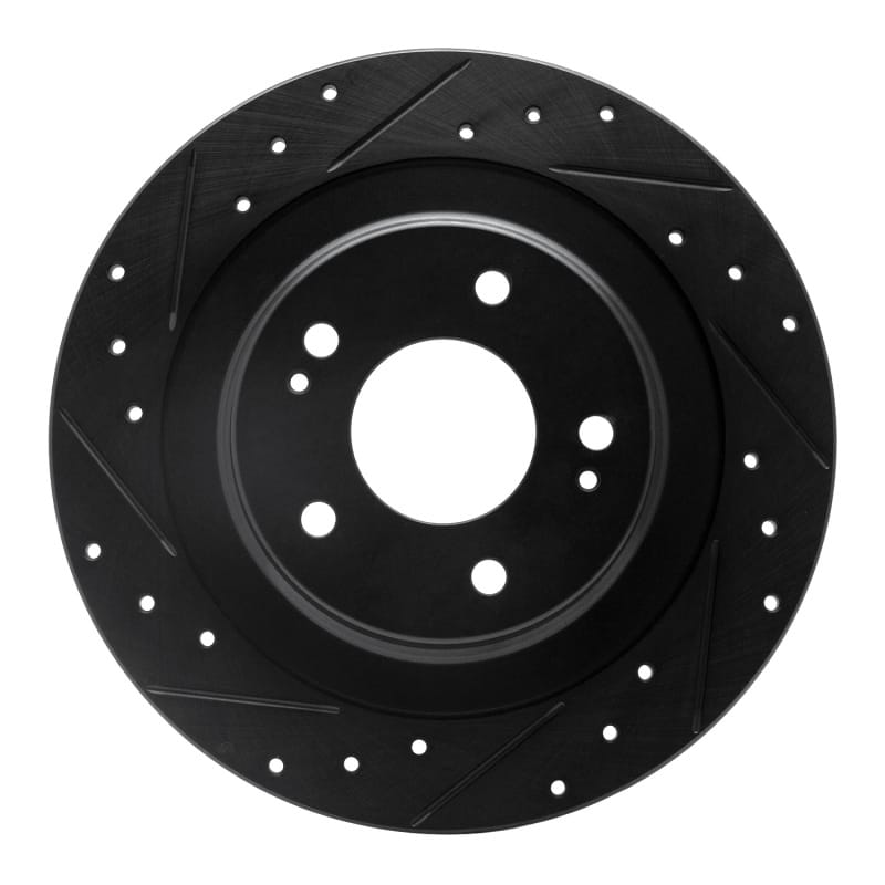R1 Concepts — R1 13-25 Mitsubishi Eclipse Cross Rear Left Drilled & Slotted Black Brake Rotor
R1 Brake Rotor Drill