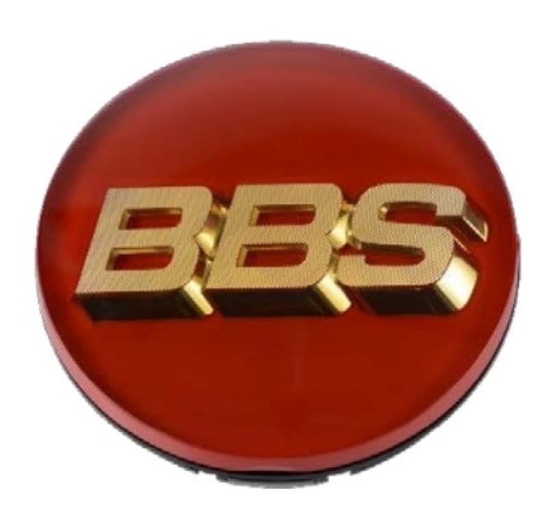 BBS — BBS Center Cap 70.6mm Red/Gold (3-tab) (56.24.073)