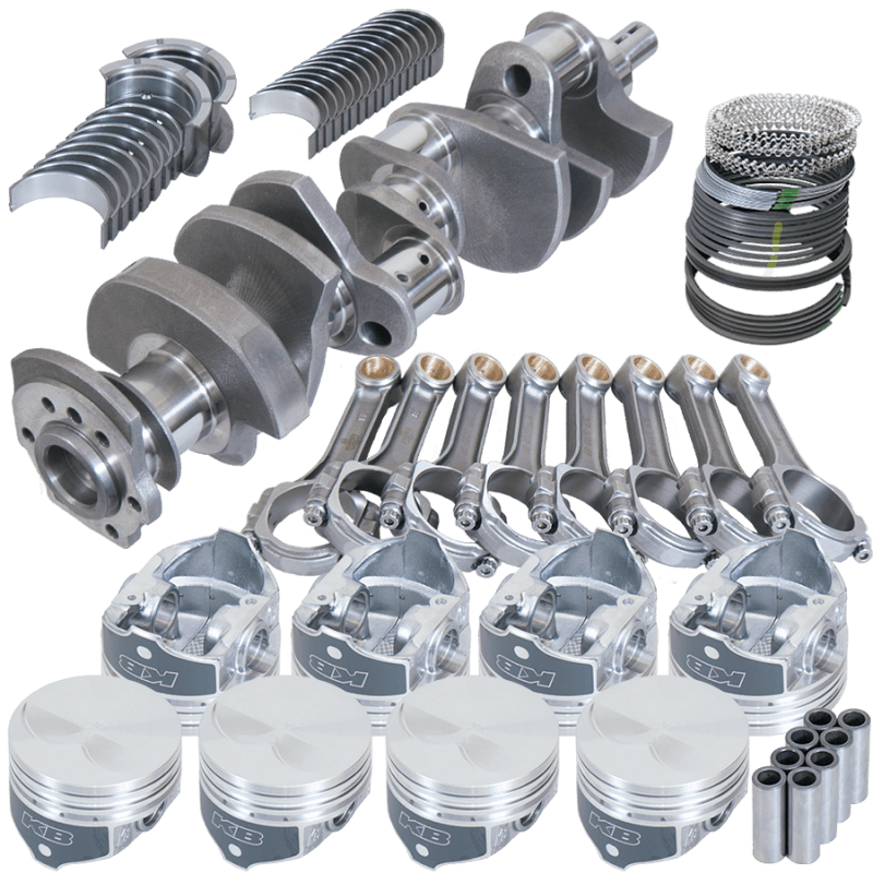 Eagle — Eagle Chevy 350 3.480in Crank 5.700in I-Beam Rods -7cc Flat Top 4.040in Pistons Balanced Assembly
Bal Str & Strip Assy