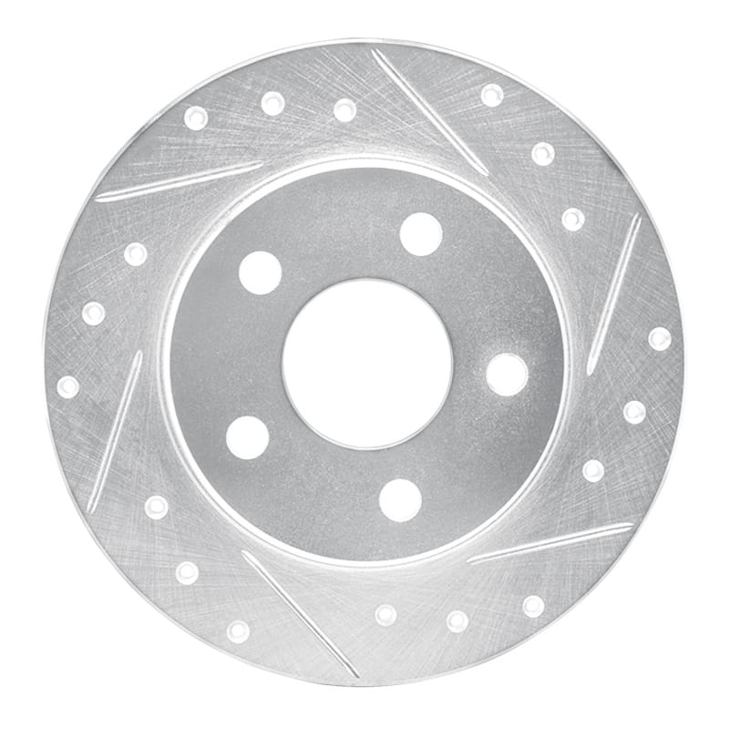 R1 Concepts — R1 93-05 Ford Taurus SHO Rear Right Drilled & Slotted Silver Brake Rotor
R1 Brake Rotor Drill