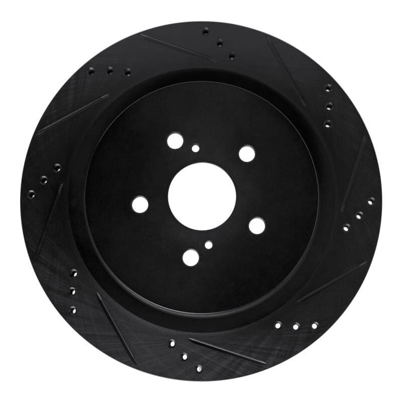 R1 Concepts — R1 16-22 Lexus RX350 Rear Right Drilled & Slotted Black Brake Rotor
R1 Brake Rotor Drill