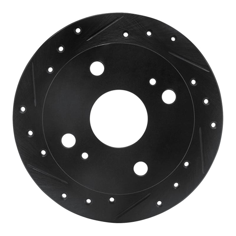 R1 Concepts — R1 85-87 Toyota Corolla (US/Canada) Rear Left Drilled & Slotted Black Brake Rotor
R1 Brake Rotor Drill