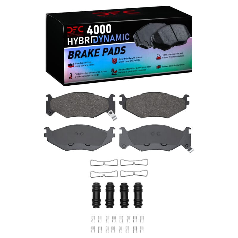 DFC — DFC 91-95 Chrysler Town & Country Front 4000 HybriDynamic Brake Pads and Hardware Kit
DFC Brake Pad Set