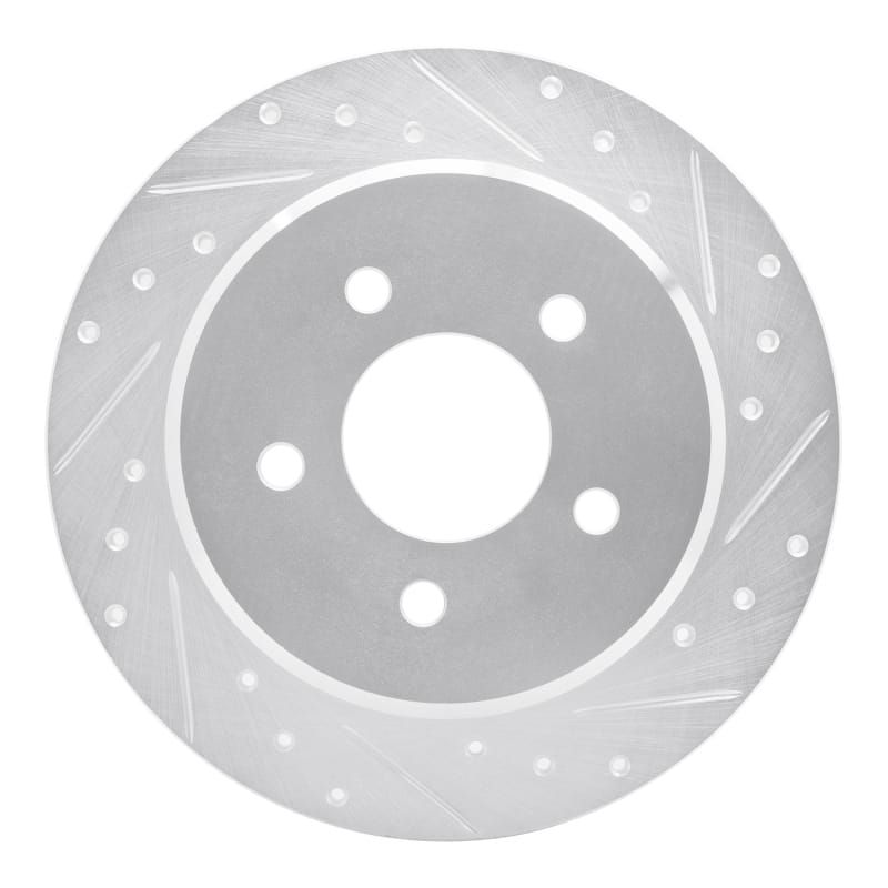 R1 Concepts — R1 91-95 Ford Crown Victoria Rear Right Drilled & Slotted Silver Brake Rotor
R1 Brake Rotor Drill