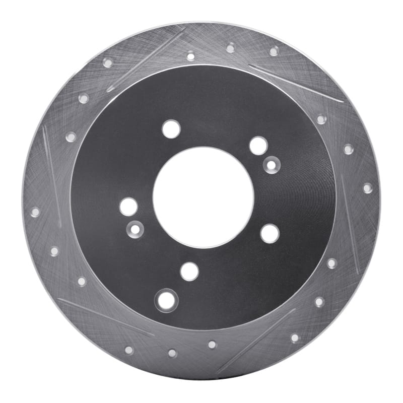 R1 Concepts — R1 01-16 Hyundai Santa Fe Rear Left Drilled & Slotted Silver Brake Rotor
R1 Brake Rotor Drill