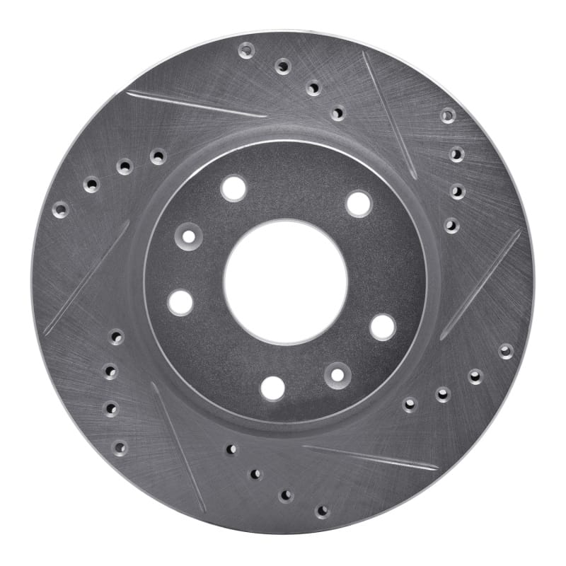 R1 Concepts — R1 02-05 Land Rover Freelander Front Right Drilled & Slotted Silver Brake Rotor
R1 Brake Rotor Drill