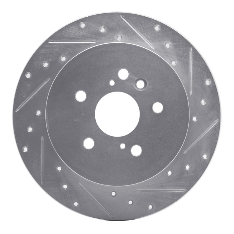 R1 Concepts — R1 08-13 Toyota Highlander Rear Right Drilled & Slotted Silver Brake Rotor
R1 Brake Rotor Drill
