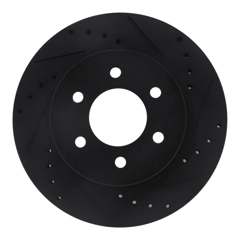 R1 Concepts — R1 91-96 Dodge Dakota 4WD Front Right Drilled & Slotted Black Brake Rotor
R1 Brake Rotor Drill