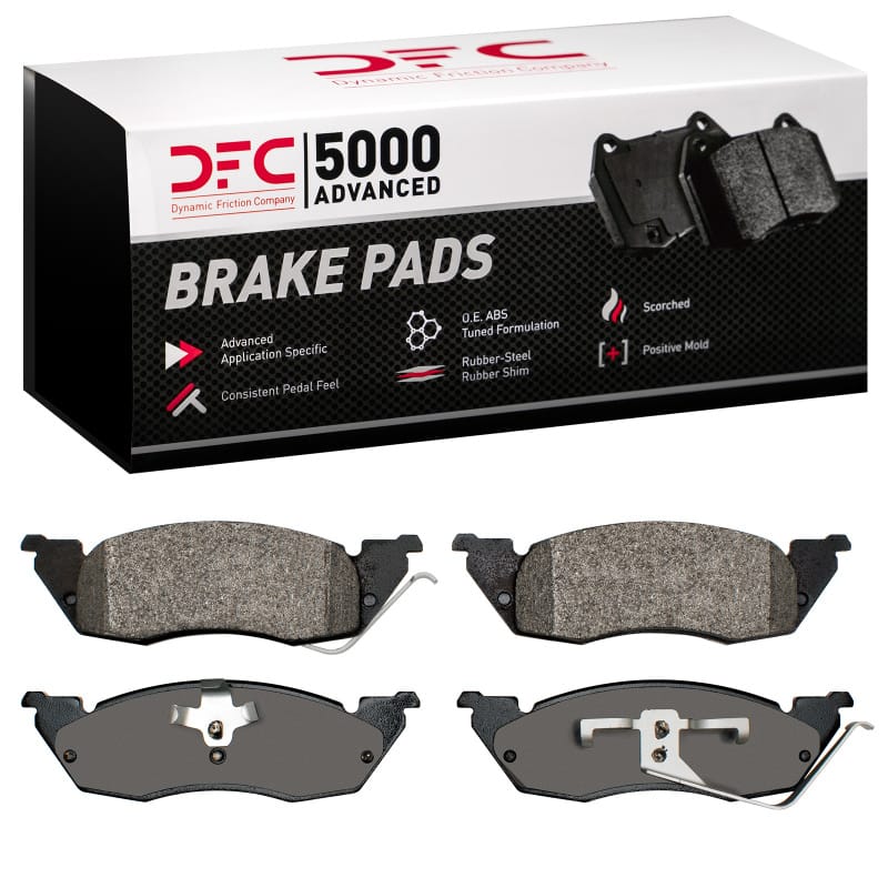 DFC — DFC 91-98 Dodge Dakota RWD Front 5000 Advanced Semi Metallic Brake Pads
DFC Brake Pad Set