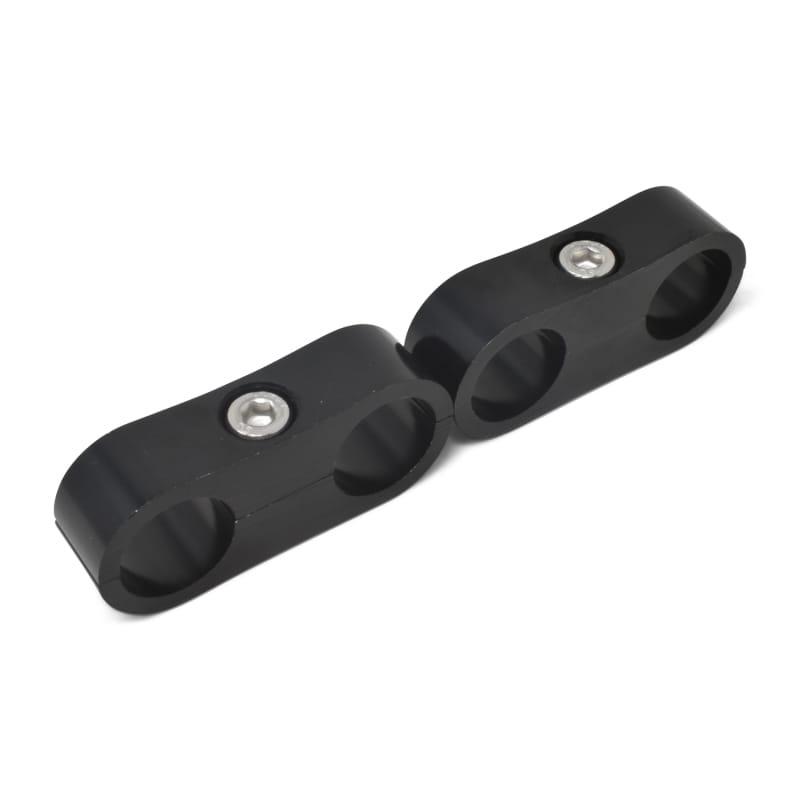 Russell — Russell Hose Separator For -10 Braided Hose - Black Anodize (2 Pack)