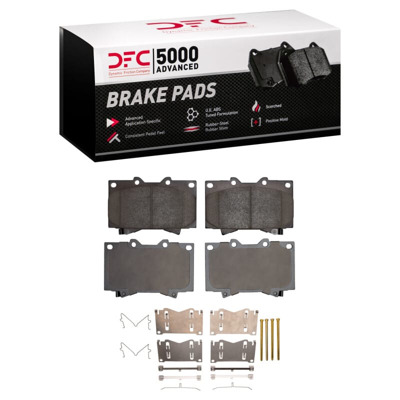 DFC — DFC 98-07 Lexus LX470 Front 5000 Advanced Ceramic Brake Pads and Hardware Kit
DFC Brake Pad Set