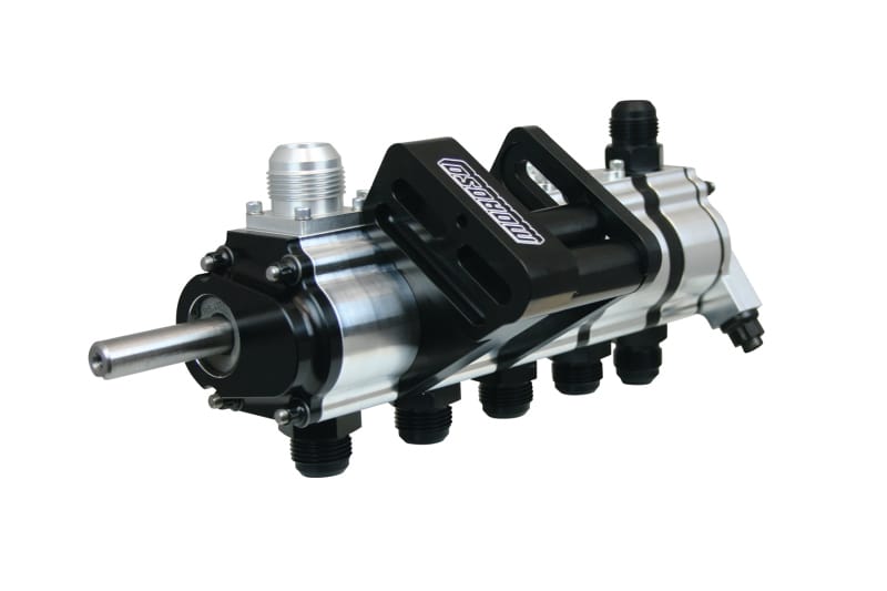 Moroso — Moroso T3 Series 5 Stage Dry Sump Oil Pump w/Fuel Pump Drive - Tri Lobe - Brinn Mnt - 1.200 Pressure
