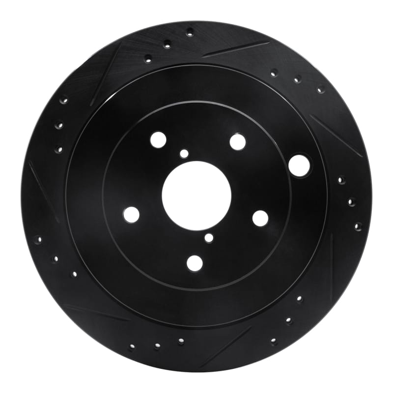 R1 Concepts — R1 06-14 Subaru Tribeca Rear Left Drilled & Slotted Black Brake Rotor
R1 Brake Rotor Drill