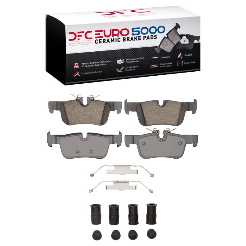 DFC — DFC 14-25 BMW i3 Rear Euro 5000 Ceramic Brake Pads and Hardware Kit
DFC EURO Pads + HW