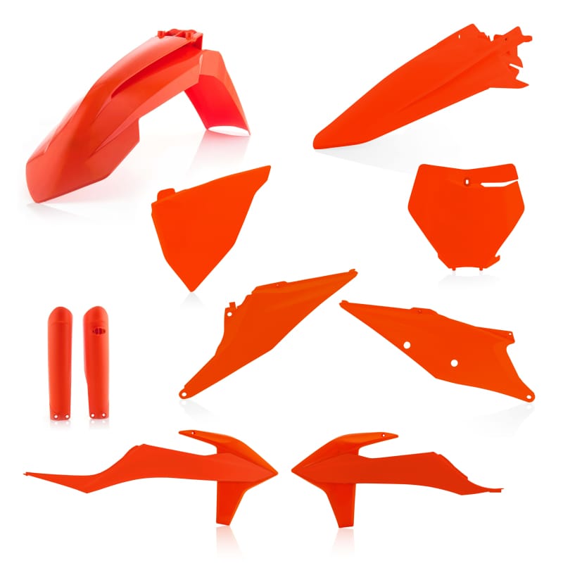 Acerbis — Acerbis 19-22 KTM 125-450 SX/ SX-F/ XC-F/ XC/ XC-tpi Full Plastic Kit - 16 Orange